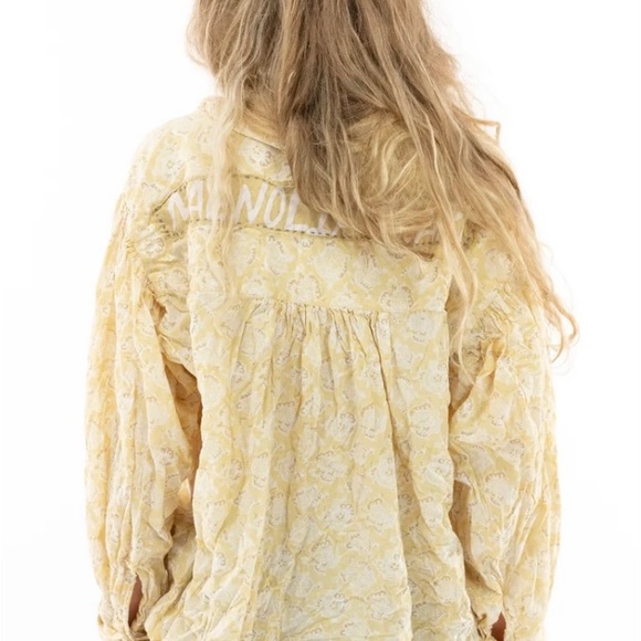 Magnolia Pearl Block Print Tora Shirt ~ NWOT - Picture 4 of 7